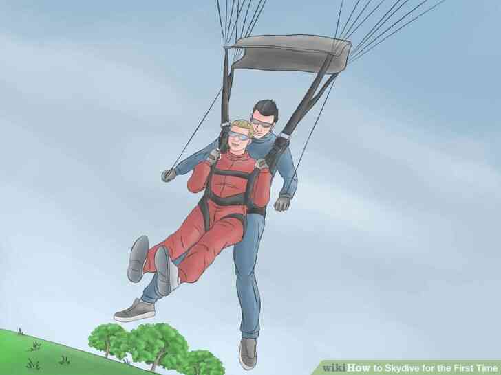 Image intitulée sauter en Parachute pour la Première Fois l